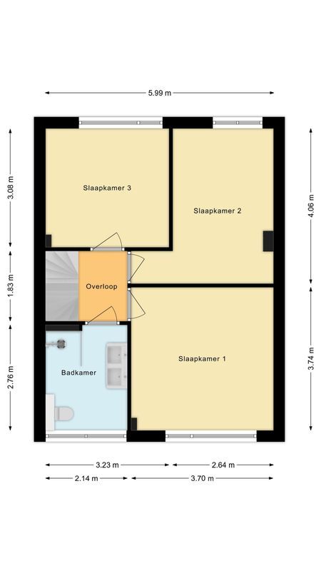 Vlasstraat 29 Floorplan Blur 1