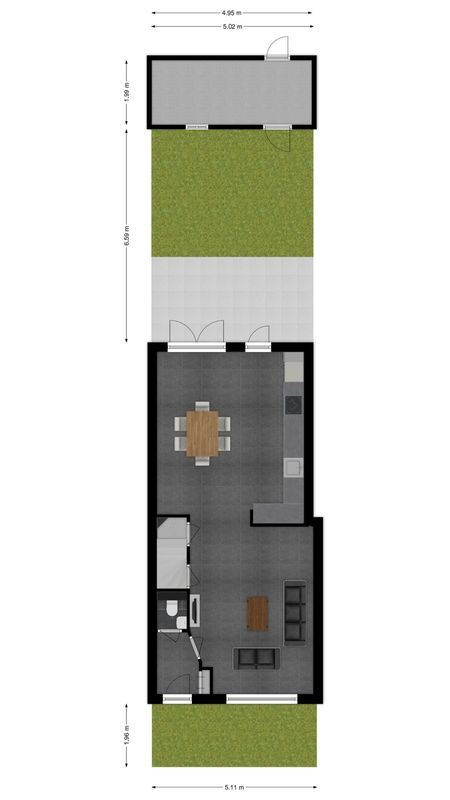 Deinumstraat 16 Floorplan Blur 3
