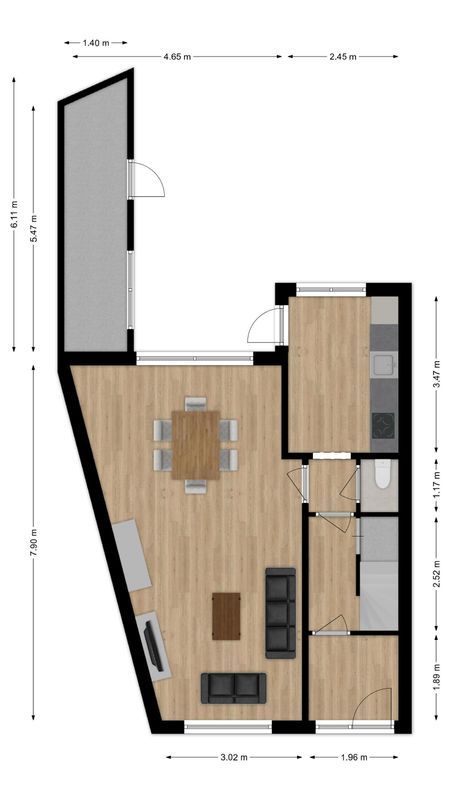 Korvelplein 2 Floorplan Blur 0