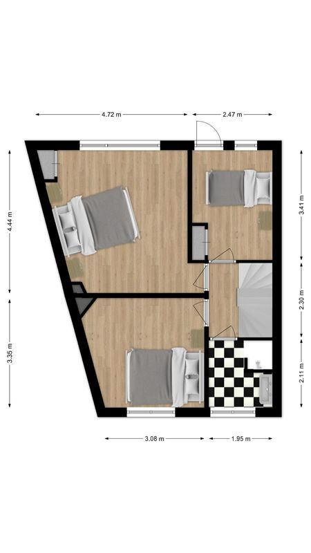 Korvelplein 2 Floorplan Blur 1