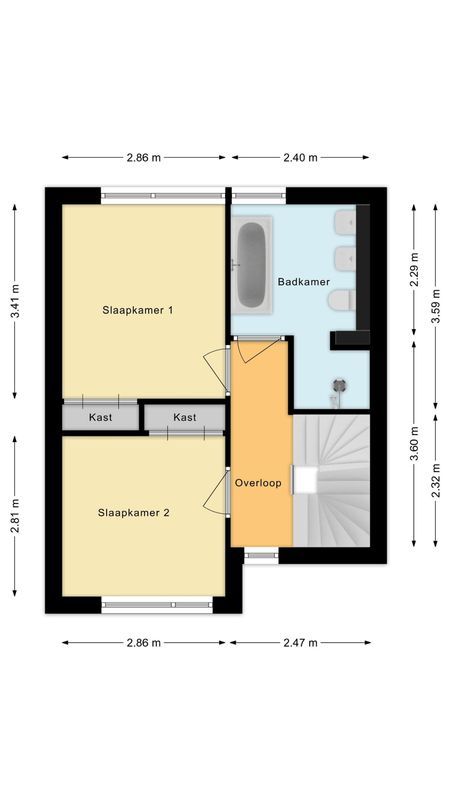 Judith Leysterplein 51 Floorplan Blur 2