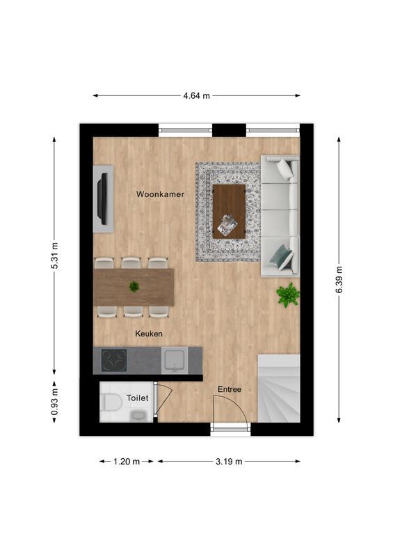 Wilhelminastraat 8 - s Floorplan Blur 0