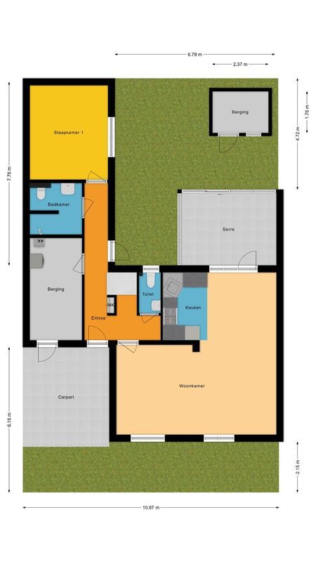 Min. Loeffstraat 8 Floorplan Blur 2