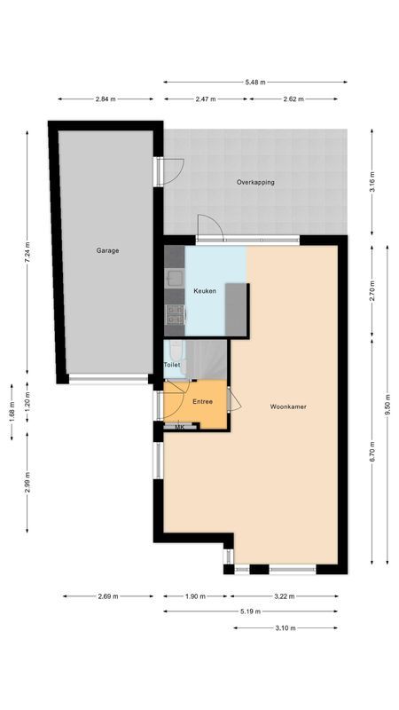 Margrietstraat 53 Floorplan Blur 1