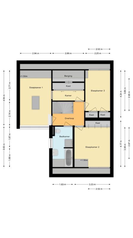 Margrietstraat 53 Floorplan Blur 2