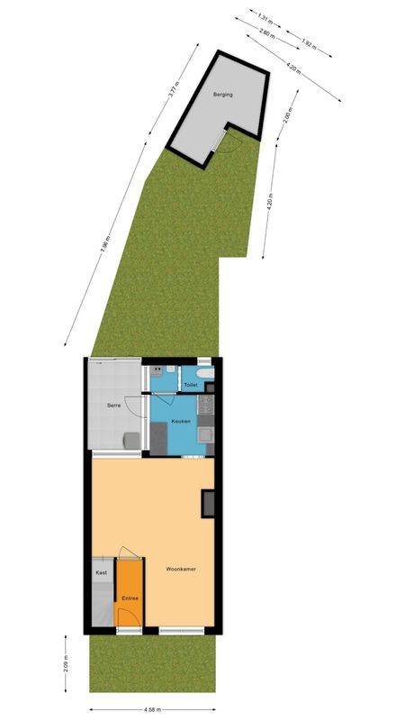 Oude Baan 9 Floorplan Blur 2