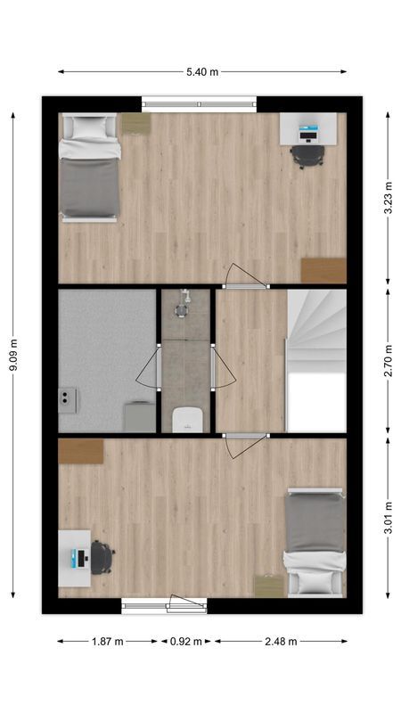 Ververstraat 2 - 02 Floorplan Blur 2