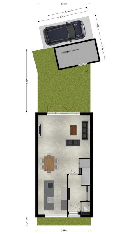 Ververstraat 2 - 02 Floorplan Blur 1