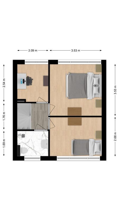 Trappistenstraat 37 Floorplan Blur 1