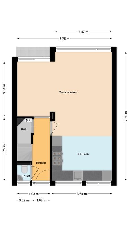 Elandsgang 4 Floorplan Blur 0