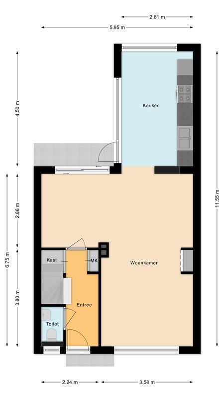 Schepenstraat 29 Floorplan Blur 0