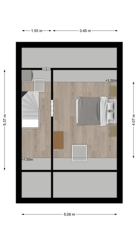 Merkelbeekstraat 17 Floorplan Blur 3