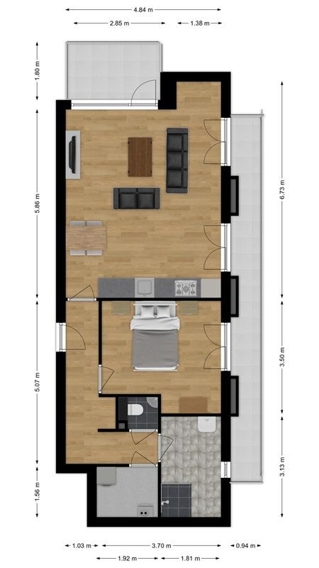 Veemarktstraat 9 - 27 Floorplan Blur 0