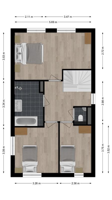 Morrisonstraat 25 Floorplan Blur 1