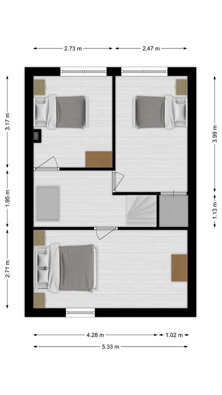 Hoefstraat 103 Floorplan Blur 2