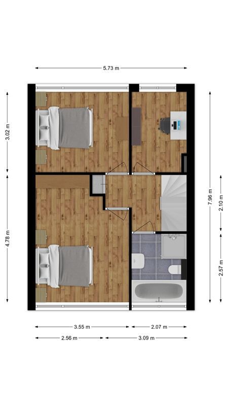 Amarantstraat 2 Floorplan Blur 1