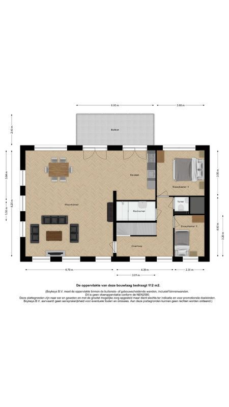Nieuwstraat 109 - A Floorplan Blur 1