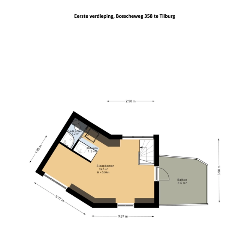 Bosscheweg 358 Floorplan Blur 1