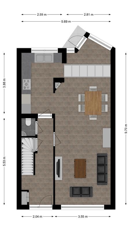 Dessinateurplein 32 Floorplan Blur 0