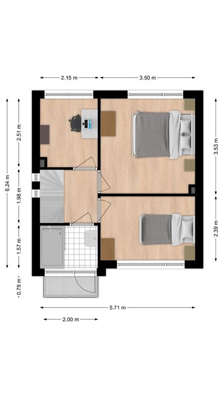 Sint Lambertusstraat 13 Floorplan Blur 1