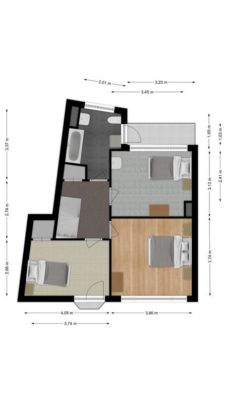 Vincent van Goghstraat 7 Floorplan Blur 1