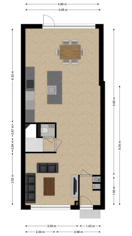 Merkelbeekstraat 17 Floorplan Blur 0