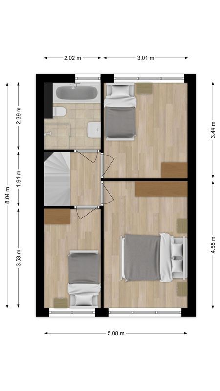 Merkelbeekstraat 17 Floorplan Blur 1