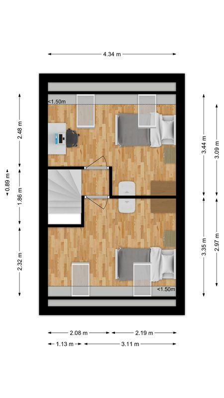 Molenstraat 31 Floorplan Blur 3