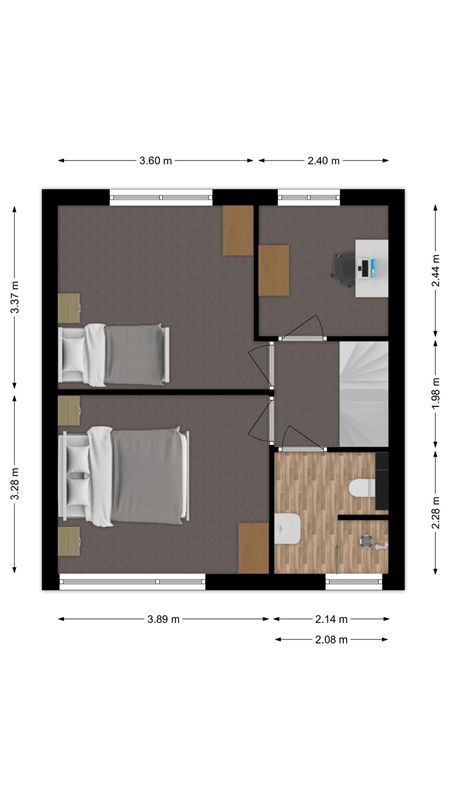 Mahlerstraat 19 Floorplan Blur 1