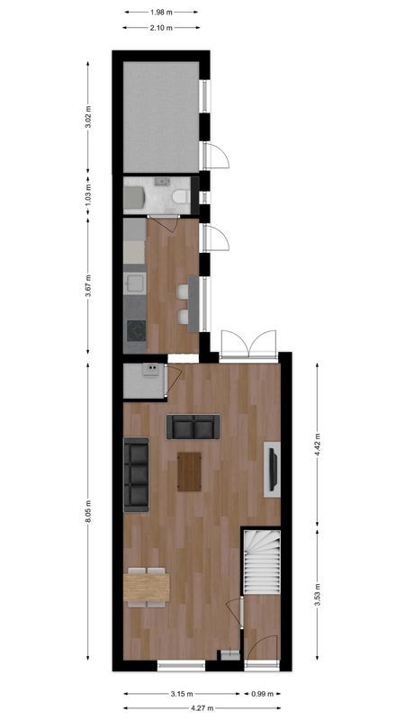 Goudenregenstraat 13 Floorplan Blur 0