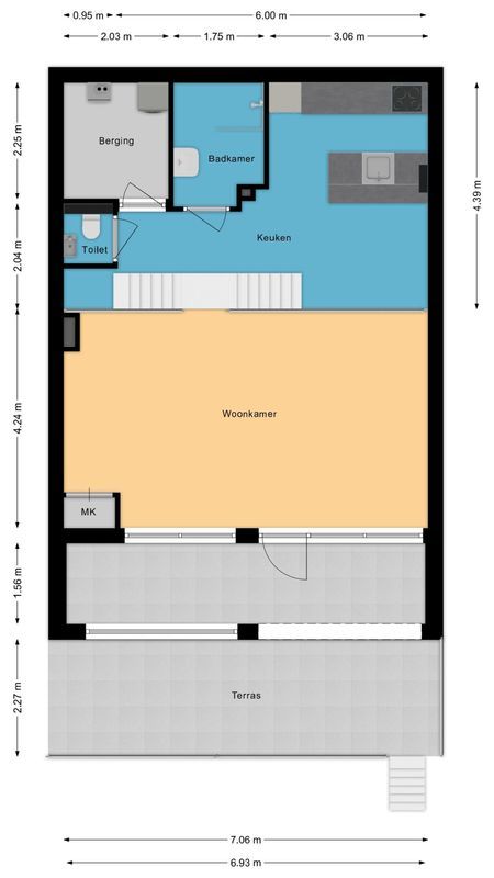Achter de Bergen 28 Floorplan Blur 0