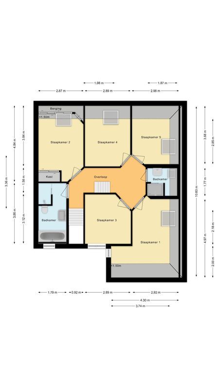 Peelstraat 18 Floorplan Blur 1