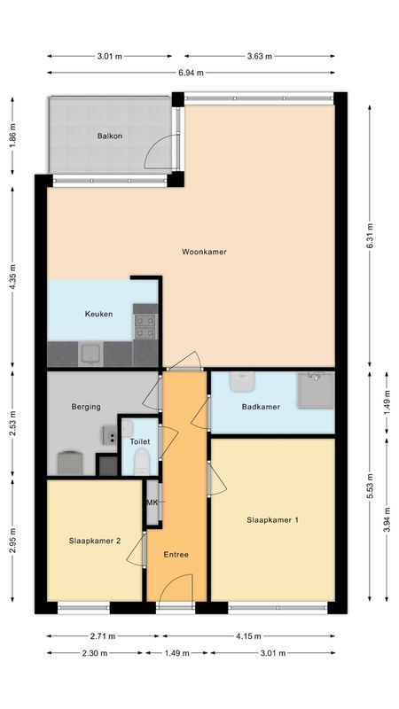 Wielstraat 86 Floorplan Blur 0