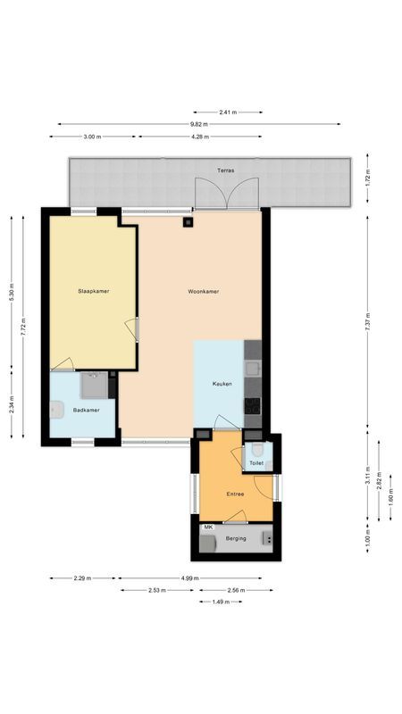 Mendelssohnlaan 3 - C Floorplan Blur 1