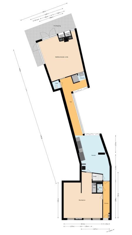 Raadhuisstraat 7 Floorplan Blur 1