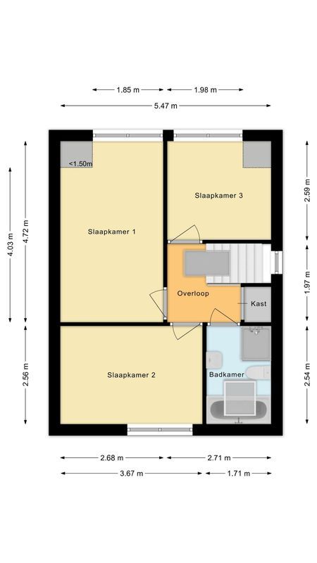 Kapittelstraat 54 Floorplan Blur 2