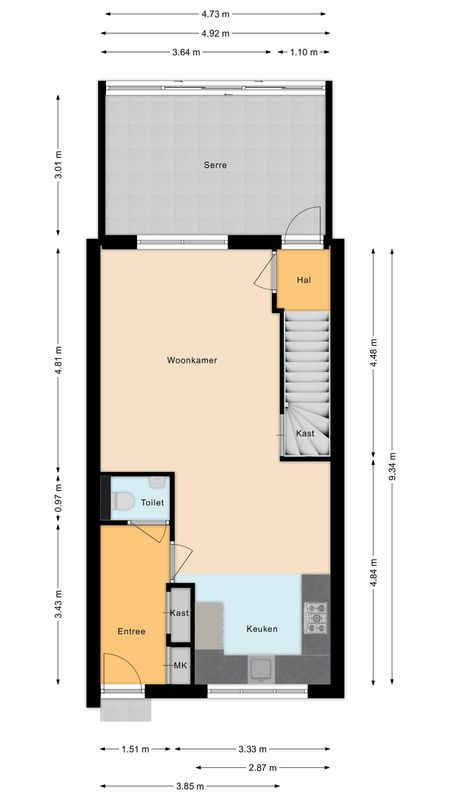 Haansbergseweg 11 Floorplan Blur 1