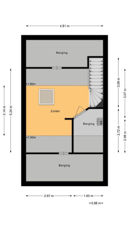 Haansbergseweg 11 Floorplan Blur 3