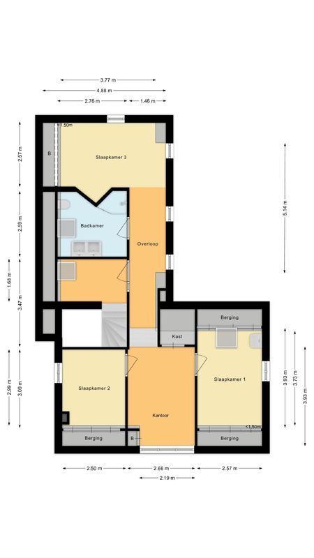 Broekstraat 52 Floorplan Blur 1