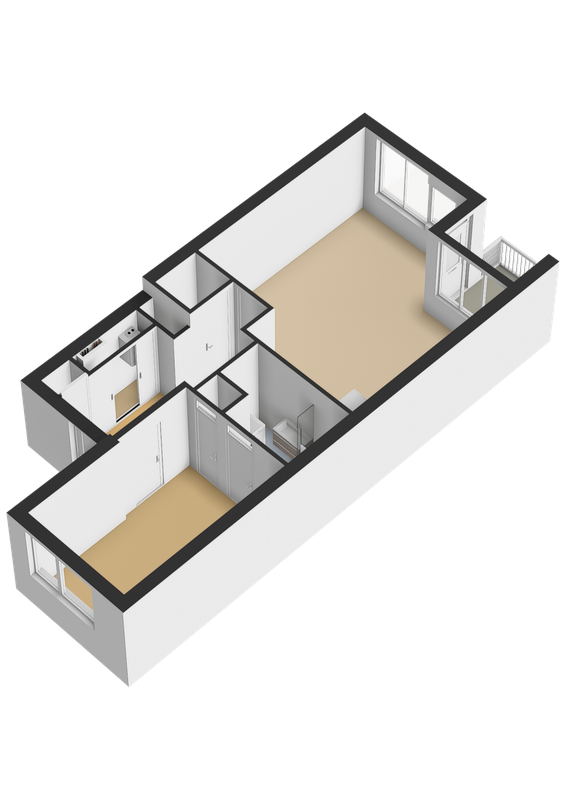 Houtmarkt 40 Floorplan Blur 1