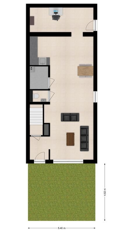 Kwaadeindstraat 127 Floorplan Blur 3