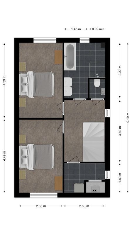Scharwoudestraat 92 Floorplan Blur 1