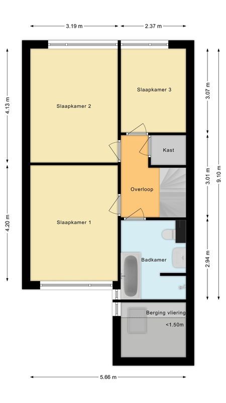 Wapendragerstraat 50 Floorplan Blur 1