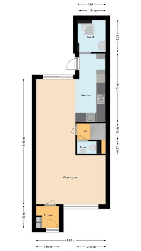 Pastoor Conincxstraat 6 Floorplan Blur 1
