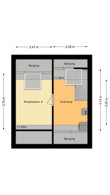 Pastoor Conincxstraat 6 Floorplan Blur 3