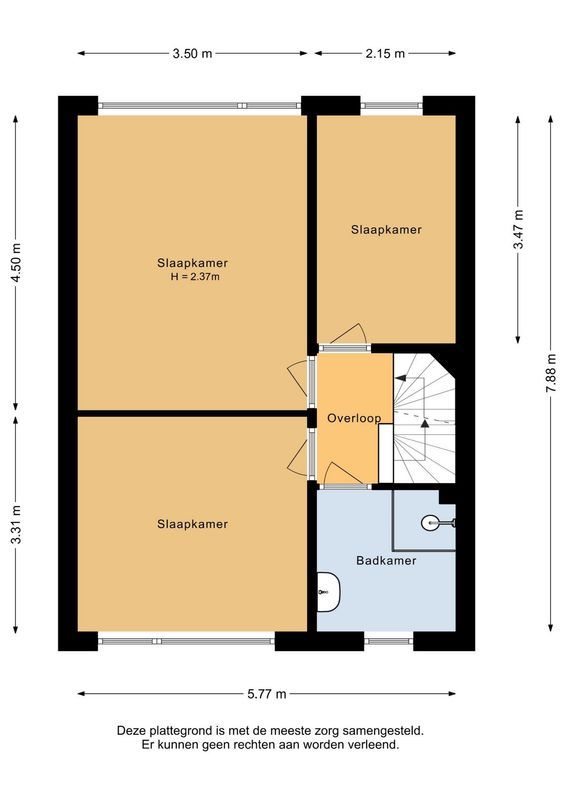 Oostendestraat 1 Floorplan Blur 3