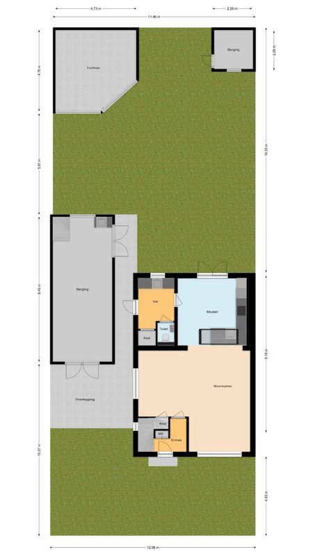 Veenstraat 28 Floorplan Blur 0