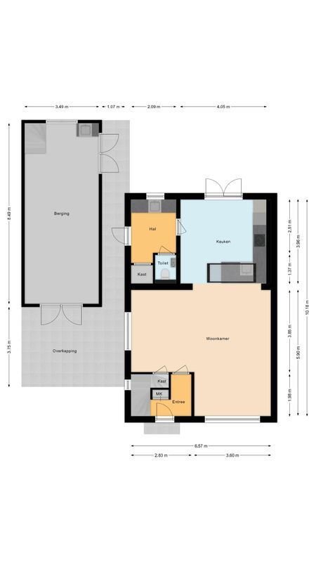 Veenstraat 28 Floorplan Blur 1