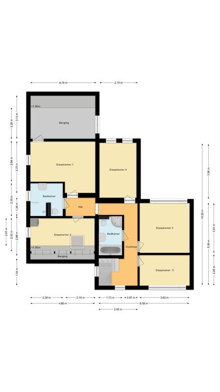 Veenstraat 28 Floorplan Blur 2