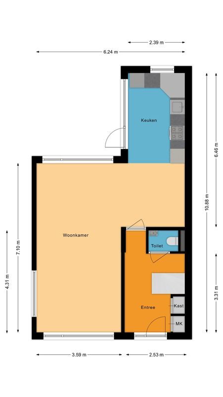 Papaverstraat 6 Floorplan Blur 1